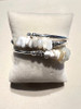 White Agate Pebbles Bracelet
