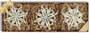 Quilled Snowflake Ornaments Box set of 3