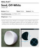 Wall Play Seed White (set of 10)