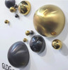 Orb, Gold Matte set of 10