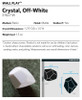 Wall Play Crystal off-white set of 10
