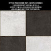Classic Pattern 7 Checkered Past (lightly distressed) - vinyl floor cloth swatch 