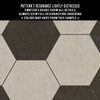 Classic Pattern 2 Resonance (lightly distressed) - vinyl floor cloth swatch