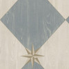 Williamsburg Compass Diamond Garden Fountain - vinyl floor cloth swatch sample