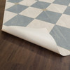 Williamsburg Compass Diamond Garden Fountain - vinyl floor cloth underside