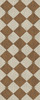 Williamsburg Compass Diamond Garden Grounds - vinyl floor cloth size  36x90