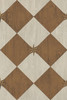 Williamsburg Compass Diamond Garden Grounds - vinyl floor cloth sizes 20x30, 24x36