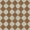 Williamsburg Compass Diamond Garden Grounds - vinyl floor cloth size 60x60