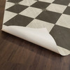 Williamsburg Compass Diamond Garden Allee - vinyl floor cloth underside