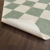 Williamsburg Compass Diamond Garden Arbor - vinyl floor cloth underside 
