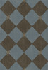 Williamsburg Compass Diamond Garden Soiree - vinyl floor cloth sizes 30x44, 38x56