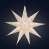 Artshatz Phoenix  9P 25" White / Gray Paper Star Lantern Light