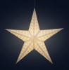 Artshatz Tessella 5 Pointer 24" White Paper Star Lantern Light