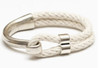 Hampstead - Ivory/Silver - Nautical Rope Bracelet