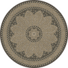 Biltmore Estate Tracery Stone Nocturne - round vinyl floor cloth all sizes 