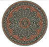 Spicher Biltmore Estate Tracery Evening Loggia - round vinyl floor cloth