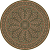 Biltmore Estate Tracery Hearthbloom - round vinyl floor cloth all sizes 