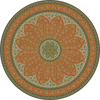 Biltmore Estate Tracery Orangery - round vinyl floor cloth all sizes