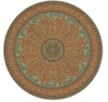 Estate Tracery Tuscan Arcade - round vinyl floor cloth 