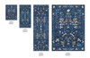 Moonflower_A  vinyl floor mat rug