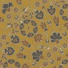 Spicher Biltmore Arabesque Bloom Forged Ochre - half round vinyl floor cloth detail 