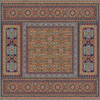 Biltmore Maison Tapis Cote d'Azur - vinyl floor cloth size 72x72