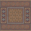 Biltmore Maison Tapis Cote d'Azur - vinyl floor cloth size 84x84