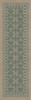 Biltmore Promenade Blooming Season - vinyl floor cloth sizes 24x77, 36x115