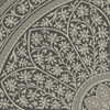 Estate Tracery Ink Blossom - half round vinyl floor cloth