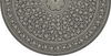 Biltmore Estate Tracery Ink Blossom - half round vinyl floor cloth all sizes
