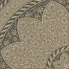 Estate Tracery Stone Nocturne - round vinyl floor cloth details