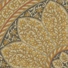 Estate Tracery Gilded Dusk - half round vinyl floor cloth detail