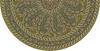 Biltmore Estate Tracery Fernwater - half round vinyl floor cloth all sizes 