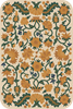 Parterre Honeyed Blossoms - vinyl floor cloth sizes 20x30, 24x36, 30x44, 38x56, 52x76, 70x102
