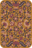 Parterre Hues of Dawn - vinyl floor cloth sizes 20x30, 24x36, 30x44, 38x56, 52x76, 70x102