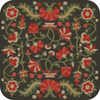 Parterre Planted Shade - vinyl floor cloth, square sizes