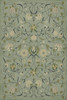 Floral Hannah - vinyl floor cloth, image for all rectangle sizes