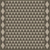 Triangular Chain of Fortresses - vinyl floor cloth 36x36