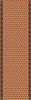 Triangular Cloaked in Daggers - vinyl floor cloth 36x115