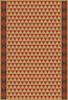 Triangular Cloaked in Daggers - vinyl floor cloth 30x44, 38x56