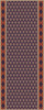 Triangular Fortified Manor - vinyl floor cloth 30x75