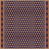 Triangular Fortified Manor - vinyl floor cloth 48x48