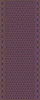 Triangular Guardianship of Nobles - vinyl floor cloth 36x90