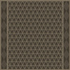 Triangular Iron Age - vinyl floor cloth 36x36
