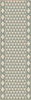 Triangular Keeper of Tomes - vinyl floor cloth 24x77