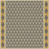 Triangular Mineral Sword - vinyl floor cloth 36x36