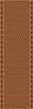Triangular Royal Dragon - vinyl floor cloth 30x96, 36x115
