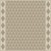 Triangular Stone Altar - vinyl floor cloth 36x36