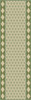 Triangular The Odyssey of Realms - vinyl floor cloth 24x77