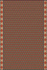 Triangular Tower of Conquest - vinyl floor cloth 52x76